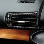 Adesivo decorativo per uscita aria sinistra e destra in fibra di carbonio per auto per Lexus IS250 2013-, guida a sinistra, Left and Rght Air Outlet