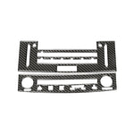 Adesivo decorativo per pannello CD dell'aria condizionata in fibra di carbonio per auto per Lexus IS250 2013-, guida a sinistra, Air Conditioning CD Panel