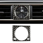 Adesivo decorativo per scatola orologio in fibra di carbonio per auto per Lexus IS250 2013-, guida a sinistra, Clock Box