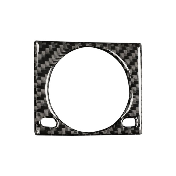Adesivo decorativo per scatola orologio in fibra di carbonio per auto per Lexus IS250 2013-, guida a sinistra, Clock Box