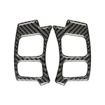Adesivo decorativo per pulsante volante in fibra di carbonio per auto per Lexus IS250 NX200 200t 300h 13-, guida a sinistra, Steering Wheel Button A Style, Left Drive