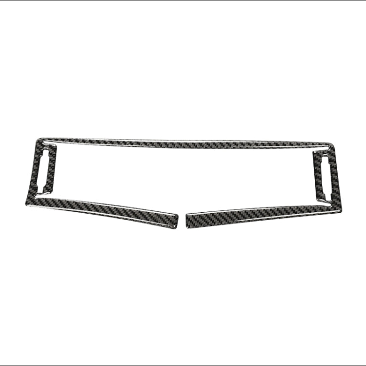 Adesivo decorativo per presa d'aria di controllo centrale in fibra di carbonio per auto per Lexus IS250 2013-, guida a sinistra, Central Control Air Outlet