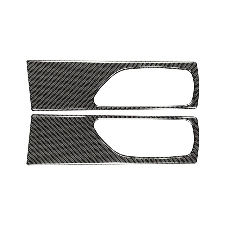 Adesivo decorativo per maniglia della porta posteriore in fibra di carbonio per auto per Lexus IS250 2013-, guida a sinistra, Rear Door Handle