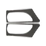 Adesivo decorativo per maniglia della porta anteriore in fibra di carbonio per auto per Lexus IS250 2013-, guida a sinistra B stile, Front Door Handle B Style