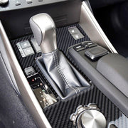 Adesivo decorativo per pannello di posizione del cambio in fibra di carbonio per auto per Lexus IS250 2013-, guida a sinistra A Style, Gear Position A Style