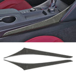 Striscia decorativa laterale per posizione cambio in fibra di carbonio per auto per Lexus IS250 2013-, guida a sinistra, Gear Position Side