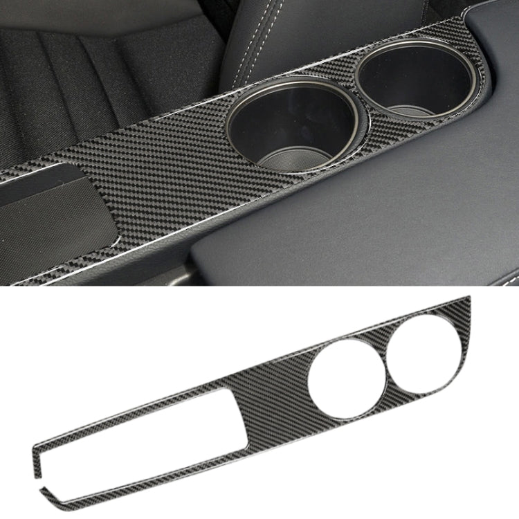Adesivo decorativo per pannello portabicchieri per auto in fibra di carbonio per Lexus IS250 2013-, guida a sinistra, Water Cup Holder