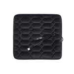 Tappetino riscaldato invernale per cuscino riscaldatore per sedile USB per auto, stile: quadrato, Square (Black), Square (Coffee), Square (Beige), Square (Red)