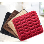 Tappetino riscaldato invernale per cuscino riscaldatore per sedile USB per auto, stile: quadrato, Square (Black), Square (Coffee), Square (Beige), Square (Red)