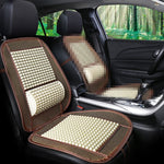Coprisedili per auto, cuscino del sedile traspirante, imitazione fresca estiva, perline di legno