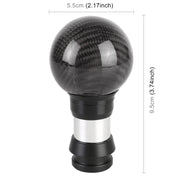 Pomello del cambio universale per testata ingranaggi telescopica pressabile in fibra di carbonio, lunghezza: 9,5 cm