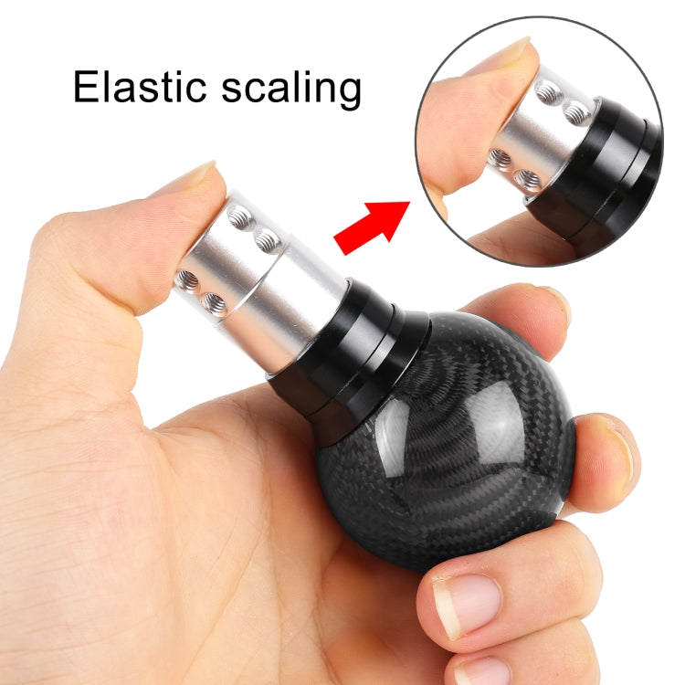 Pomello del cambio universale per testata ingranaggi telescopica pressabile in fibra di carbonio, lunghezza: 9,5 cm