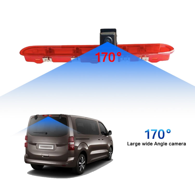 PZ471 Telecamera per luce freno impermeabile da 170 gradi per auto per Citroen / Peugeot / Toyota, PZ471