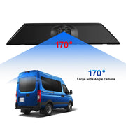 PZ474 Telecamera per luce freno impermeabile da 170 gradi per auto + monitor retrovisore da 7 pollici per Iveco Daily 4 Gen, PZ474 + 7 inch Rearview Monitor