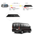 PZ474 Telecamera per luce freno impermeabile da 170 gradi per auto + monitor retrovisore da 7 pollici per Iveco Daily 4 Gen, PZ474 + 7 inch Rearview Monitor