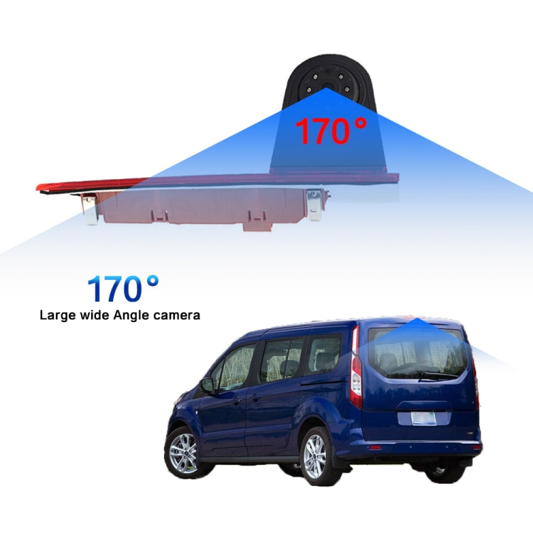PZ477 Telecamera per luce freno impermeabile da 170 gradi per auto per Ford Transit Custom, PZ477