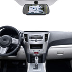 PZ477 Telecamera per luce freno impermeabile da 170 gradi per auto + monitor retrovisore da 7 pollici per Ford Transit Custom, PZ477 + 7 inch Rearview Monitor