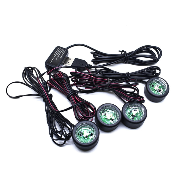 Luci d'atmosfera a LED per auto universali Luce di emergenza per piede Versione ordinaria, Ordinary Version