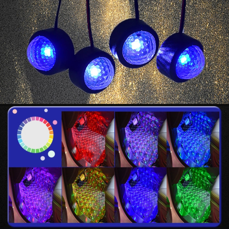 Luci d'atmosfera a LED per auto universali Luce di emergenza per piede Versione ordinaria, Ordinary Version