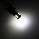 10 PZ T10/168/194 DC12V / 1W / 6000K / 60LM Luci di ingombro per decodifica auto con perline lampada SMD-3030 a 12 LED, T10/168