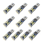 10 PZ T10 DC12V / 3W / 6000K / 180LM Decodifica Canbus per auto LED Luci d'ingombro con 30 LED SMD-4041 Perline lampada, T10 DC12V / 3W