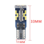 10 PZ T10 DC12V / 3W / 6000K / 180LM Decodifica Canbus per auto LED Luci d'ingombro con 30 LED SMD-4041 Perline lampada, T10 DC12V / 3W