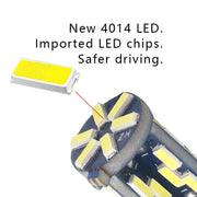 10 PZ T10 DC12V / 3W / 6000K / 180LM Decodifica Canbus per auto LED Luci d'ingombro con 30 LED SMD-4041 Perline lampada, T10 DC12V / 3W