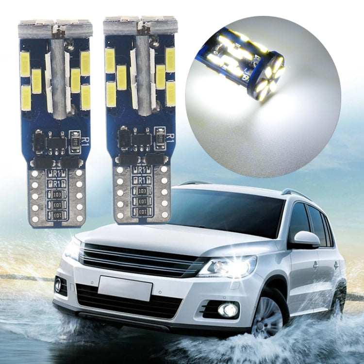 10 PZ T10 DC12V / 3W / 6000K / 180LM Decodifica Canbus per auto LED Luci d'ingombro con 30 LED SMD-4041 Perline lampada, T10 DC12V / 3W