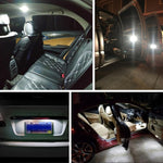 10 PZ T10 DC12V / 3W / 6000K / 180LM Decodifica Canbus per auto LED Luci d'ingombro con 30 LED SMD-4041 Perline lampada, T10 DC12V / 3W