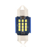 10 PZ 31mm DC12-24V / 1W / 6000K / 60LM 12LED SMD Lampada da lettura per auto Luce di cortesia, 31mm