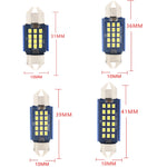 10 PZ 36mm DC12-24V / 1W / 6000K / 60LM 15LED SMD Lampada da lettura per auto Luce di cortesia, 36mm