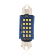 10 PZ 39mm DC12-24V / 1W / 6000K / 60LM 15LED SMD Lampada da lettura per auto Dome Light, 39mm