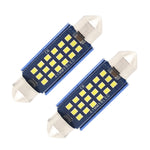 10 PZ 41mm DC12-24V / 1W / 6000K / 60LM 18LED SMD Lampada da lettura per auto Dome Light, 41mm