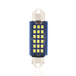 10 PZ 41mm DC12-24V / 1W / 6000K / 60LM 18LED SMD Lampada da lettura per auto Dome Light, 41mm