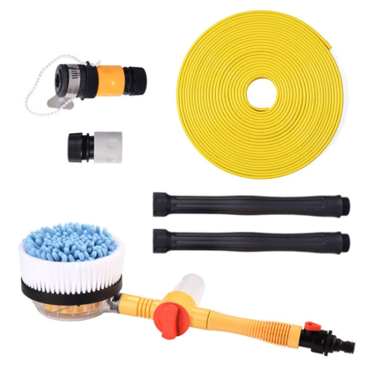 Strumenti per la pulizia dell'auto Spazzola per autolavaggio rotante automatica in ciniglia, stile: spazzola per acqua + tubo dell'acqua da 5 m, Style: Water Brush + 5m Water Pipe