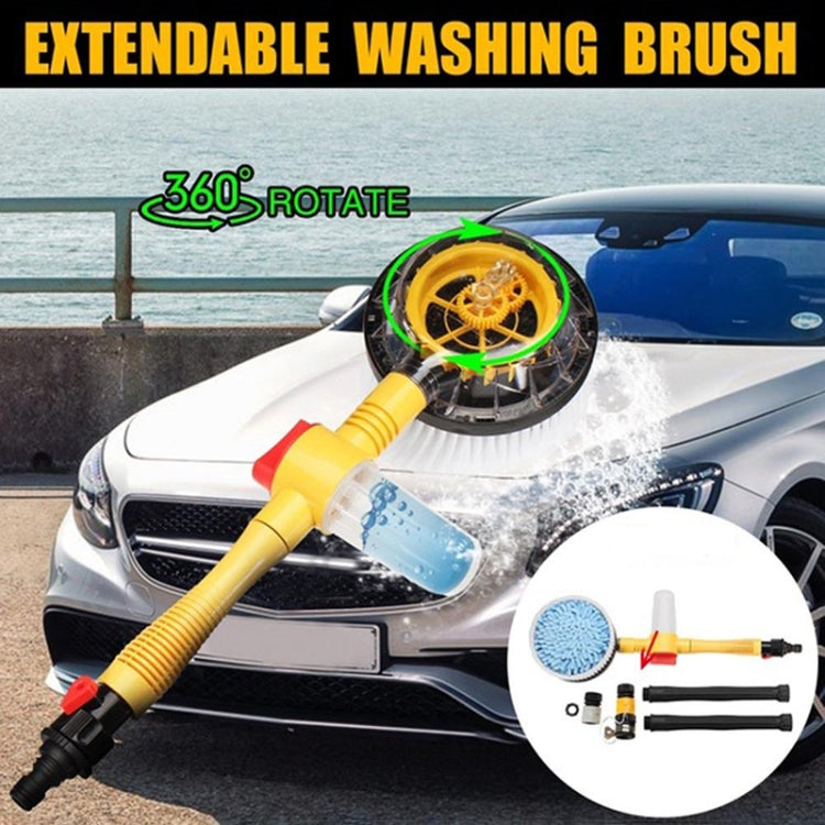 Strumenti per la pulizia dell'auto Spazzola per autolavaggio rotante automatica in ciniglia, stile: spazzola per acqua + tubo dell'acqua da 5 m, Style: Water Brush + 5m Water Pipe