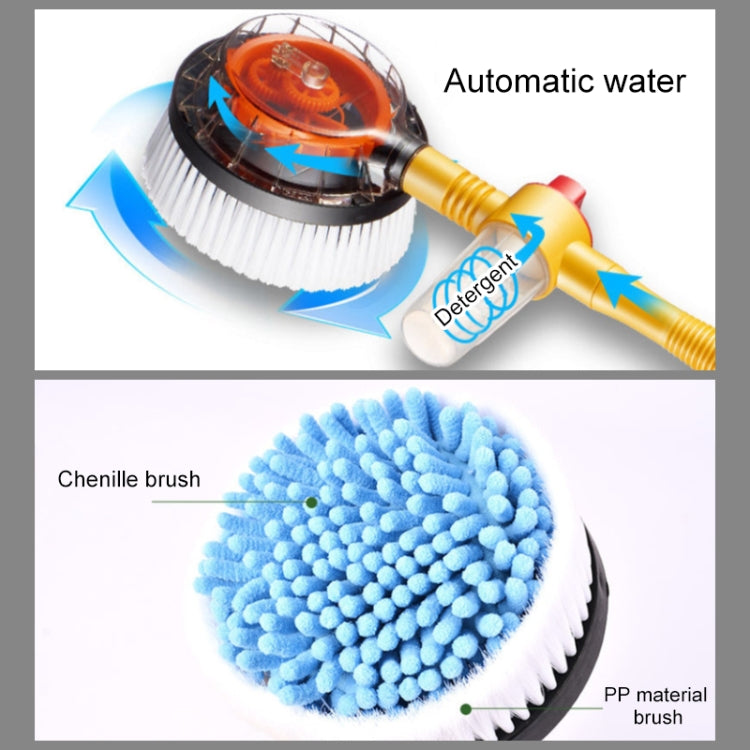 Strumenti per la pulizia dell'auto Spazzola per autolavaggio rotante automatica in ciniglia, stile: spazzola per acqua singola, Style: Single Water Brush