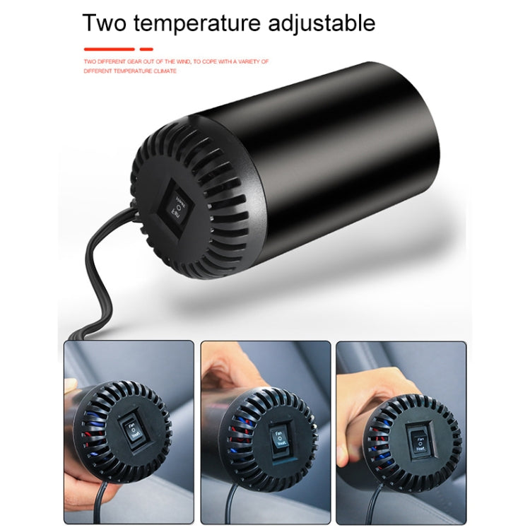Sbrinatore invernale riscaldatore elettrico per auto portatile 12V, versione ordinaria con staffa. Lunghezza cavo: 1,5 m, Ordinary