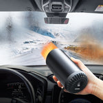 Sbrinatore invernale riscaldatore elettrico per auto portatile 12V, versione ordinaria con staffa. Lunghezza cavo: 1,5 m, Ordinary