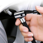 Pompa ad aria con puntatore a pedale gonfiabile portatile per auto 12V con luce, Pointer