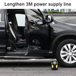 Pompa ad aria con puntatore a pedale gonfiabile portatile per auto 12V con luce, Pointer