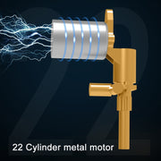 Pompa ad aria con puntatore a pedale gonfiabile portatile per auto 12V con luce e cassetta degli attrezzi, Pointer with Tool Box