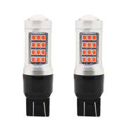2 luci di stop stroboscopiche per auto DC 12V / 2.2W 7443 con lampade SMD-2835 da 42 LED, 7443 Strobe