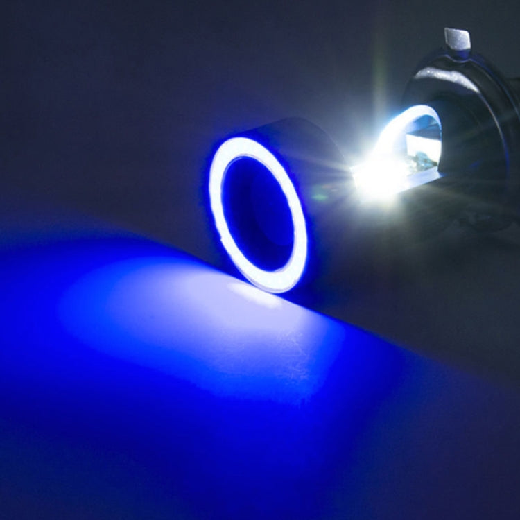 Faro per moto BA20D DC12-80V / 20W / 6000K / 2000LM con occhi angelici, BA20D, BA20D (Blue), BA20D (Red)