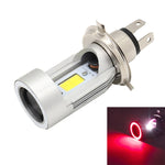 Faro per moto H4 DC12-80V / 20W / 6000K / 2000LM con occhi angelici, H4, H4 (Blue), H4 (Red)