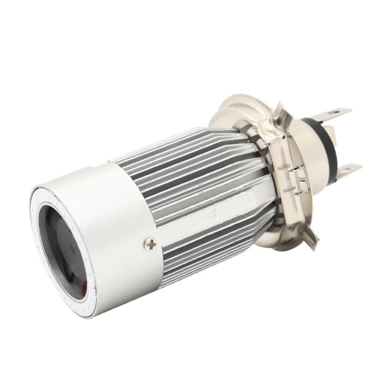 Faro per moto H4 DC12-80V / 20W / 6000K / 2000LM con occhi angelici, H4, H4 (Blue), H4 (Red)