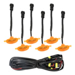 Spia luminosa sulla griglia anteriore DC12V/6W 6 in 1 per Ford Raptor F150 2017-2019, 6 in 1, 6 in 1 (Yellow)