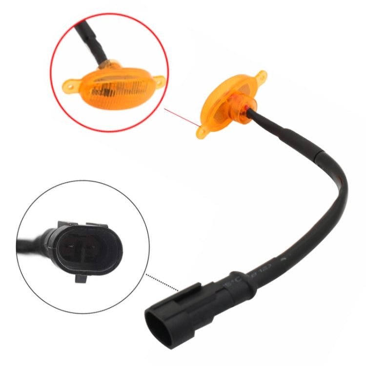 Spia luminosa sulla griglia anteriore DC12V/6W 6 in 1 per Ford Raptor F150 2017-2019, 6 in 1, 6 in 1 (Yellow)