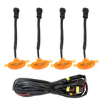 Spia luminosa sulla griglia anteriore DC12V/6W 4 in 1 per Ford Raptor F150 2017-2019, 4 in 1 (Yellow), 4 in 1