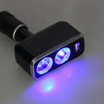 SHUNWEI SD-1909 80W 0.8A Caricatore USB 2 in 1 per auto Accendisigari con rotazione libera da 90 gradi, SD-1909 (Black), SD-1909